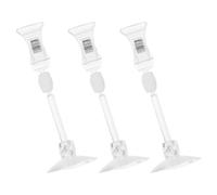 HOMOBABE 3pcs Feeding Clamp Sucker Clip Abs for Fish Tanks, Fish and Vegetables, Aquarium Accessory for Varied Diet Feeding in Restaurants