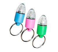 HOMOBABE 3pcs LED Pet Pendants Glow the Safety Charms Lightweight Pet Neck Decor for Dogs Cats Nighttime Visibility for Outdoor Activities Blue Green Pink