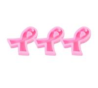 HOMOBABE 3pcs Pendant Mold Jewelry Casting Silicone Mold Rosy Color Easy to Wash Easy Demolding Key Chain Charm for Craft Projects