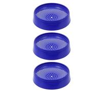 HOMOBABE 3pcs Pigeon Nests Plastic Nest Lightweight Design Easy to Use Blue Large Capacity Bird Nesting Bowl for Home Birds Eggs