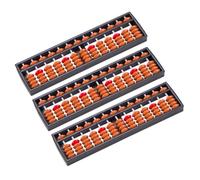 HOMOBABE 3pcs Portable Traditional Abacus Lightweight Educational Counting for Boys and Math Learning Aid and Practical