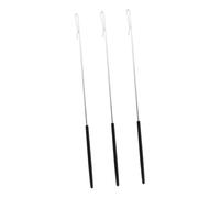 HOMOBABE 3pcs Puppet Control Rods Stainless Steel Hand Stick Accessories Unique Design for Enhanced Interactive Puppet Performances Engaging Audiences with Distinctive Visual Appeal