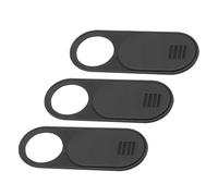 HOMOBABE 3pcs Ultra-thin Webcam Cover Slide for Model 3/y Cabin Lens Privacy Protector, Black Cabin Blocker for In-car Use