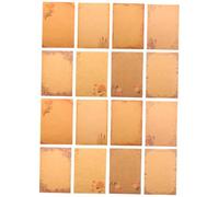 HOMOBABE 40 Sheets Retro Letter Papers European Style Vintage Textured Stationery Kraft Writing Paper for Messages Notes Poems and Letters with Mixed Border Designs
