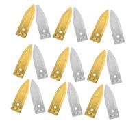 HOMOBABE 40pcs Copper Zinc Anode for DIY Fruit Battery Science Experiments Copper and Zinc for Educational Projects and Chemistry Learning Activities