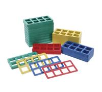 HOMOBABE 40pcs Plastic Window Frame Shims for Leveling Doors Toilets Cabinets Load Support Blocks UV Resistant Spacers for Precise Frame Alignment and Structural Stability