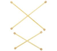 HOMOBABE 4pcs Bamboo Tapestry Poles Horizontal Hanging Rods DIY Woven Accessories for Flags Banners Wall Hangings Solid Natural Wood Craft Supplies