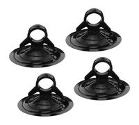 HOMOBABE 4pcs Black Windshield Suction Cups 4.5cm Heavy Duty Automotive Window Suction Cup for Car Curtain Holder and Front Sunshade Accessories