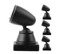 HOMOBABE 4pcs Green Signal Lamp Model for Railroad Train Layout, Miniature Sand Table Building Material Simulation Spotlight, Micro Landscaping Lamp Decor for Model Trains and Scenic Scenes