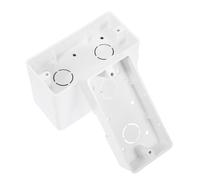 HOMOBABE 4pcs Mount Electrical Box Triple Outlet Cover Easy Installation for Wall Sockets Stylish Design for Use Utility Box