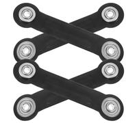 HOMOBABE 4pcs Outdoor Glider Bench Arm Brackets with High-Strength Iron Material and Sturdy Compatibility for Porch Glider Chairs and Bench Hardware Patio Rocking Chair Repair Kit