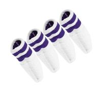 HOMOBABE 4pcs Pet Teeth Cleaning Finger Wipes Soft Dog and Cat Toothbrush Gentle Oral Care Tool for Small Pets Reusable and for and Healthy Gums