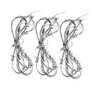 HOMOBABE 4pcs Realistic Fake Barbed Wire Props Scary Chains for Halloween Decorations for Haunted Houses Costume Parties