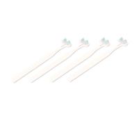 HOMOBABE 4Pcs Soft Bristle Dual Head Dog Toothbrush for Small Dogs and Cats Handheld Oral Cleaning Brush for Yorkshire Terriers Chihuahuas Comfortable Gum Massage and Plaque Removal