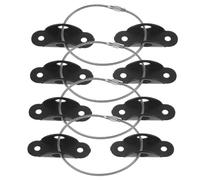 HOMOBABE 4sets Tip Furniture Anchors for Proofing Heavy-Duty Wall Straps for Bookcases Dressers and Cabinets Easy Installation Sturdy Design Safe for Boys and Girls