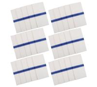 HOMOBABE 50pcs Disposable Paper Napkins with Hygienic Pocket Elegant Blue Print Virgin Wood Pulp White Prefolded Napkins for Stylish Celebrations and Formal Parties Guest Hand Towel