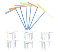 HOMOBABE 50pcs Flying Dragonfly for Fun Hand Whirl Safe Craftsmanship Birthday Dragonfly Helicopter Random Color