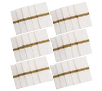 HOMOBABE 50pcs Prefolded Silverware Napkins Elegant Disposable Dinner Napkins with Built-in Flatware Pocket Virgin Wood Pulp Dust-Free Paper Gentle on Skin Time Saving Solution