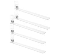 HOMOBABE 5pcs Beverage Organizer Shelf Drink Pusher Plastic Automatic Can Dispenser with Spring Load Function Reduces Manual Restocking Maximises Shelf Space for Retail Stores
