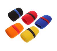 HOMOBABE 5pcs Microphone Cover Kit Mic Sponge Windproof Muff Protective Cover for Microphone Mic Accessory Live Streaming Gear