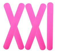 HOMOBABE 5pcs Slap Wristbands Solid Color Silicone Slap Bands for Boys and Fun Party Favors with Smooth Texture and Safe Design for All Ages