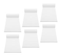 HOMOBABE 6 Books A5 Portable to Do List Memo Pads Notepad for Students and Office Workers, 25 Sheets Each Tear-off Note Pads for Planning and Writing, for Travel and Daily Use