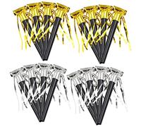 HOMOBABE 60pcs Blowouts Whistles Party Noisemakers Fringed for Birthday Celebrations Weddings and Holidays Safe and Lightweight Cheer Props for Fun