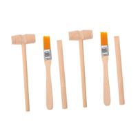 HOMOBABE 6pcs Dinosaur Excavation Kit Gemstone Digging with Hammer Brush and Tools Fun Educational Archaeology for Boys for Interactive Learning and Exploration