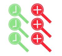 HOMOBABE 6pcs Foam Answer Paddle Set for Classroom Voting and Teaching Games, Portable and Flexible Game Judging Boards Suitable for High School Classrooms