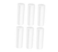 HOMOBABE 6pcs Foam Cylindrical Decoration DIY Cylinder Decor Floral Foam Shapes Round for Flower Arrangements Floral Ornaments DIY Craft Supplies Flower Arrangement Supplies White