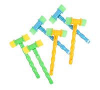 HOMOBABE 6Pcs Musical Hammer for Educational Sound Making Mallets Safe Random Colors for Early Development and Playtime Activities