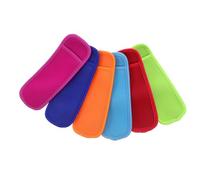 HOMOBABE 6pcs Neoprene Ice Stick Covers for Ice Sticks and Yogurt Bars to Cooling Performance for Tailgating and Pocket Use
