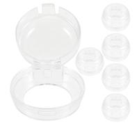 HOMOBABE 6pcs Safety Guard Gas Stove Knob Covers and Elder with Simple and Convenient Design, Prevents Accidental Pressing, Easy to Install, Plastic for Household Appliances Protection