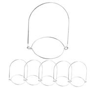 HOMOBABE 6Pcs Stainless Steel Mason Jar Hangers Canning Jar Hooks for Easy Installation Smooth Grip Handles Compatible with Openings for Pickling and Storage