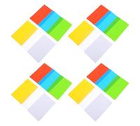 HOMOBABE 72pcs Blank Plastic Cards Blank Business Cards 3.4x2.1inch Waterproof Versatile Application Frosted Plastic Printable for DIY Crafts and Office Use