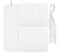 HOMOBABE 8 Pcs Reserved Signs for Wedding Chairs Hanging Acrylic Seating Signs with Wide Application for Event Planning and Birthday Parties, Minimalist Elegant Design