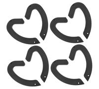 HOMOBABE 8Pcs Barbell Rack Sleeve Covers for Dumbbell Rod Storage Wall-mounted Protector for Rubber and Painted Dumbbell Poles Lightweight Gym Equipment Guard