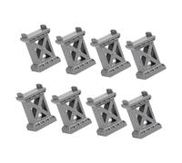 HOMOBABE 8pcs Bridge Pier Models for Train Tracks Railway Accessories for Backyard Garden Indoor Play Enhances Stability and Creativity Train Adventures