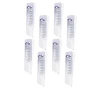 HOMOBABE 8pcs PVC Door Stop and Chair Levelers with Stackable Design, Compact Size, Strong Grip, Multi-Functional Furniture Shims for Office Furniture Accessories