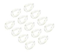HOMOBABE Acrylic Linking Rings Compact and Convenient to Carry Quick Link Connectors 20pcs for DIY Jewelry Making for Making Phone Chain and Handmade Bracelets