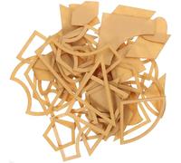 HOMOBABE Acrylic Quilting Templates Quilting Tools 27 Sets Manual Cutting and Plate Making Features for Patchwork Crafting Supplies for Sewing and Patchwork Projects