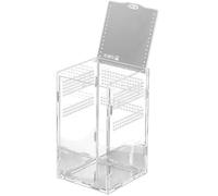 HOMOBABE Acrylic Reptile Feeding Bin with Constant Air Flow and Design for Crickets and Scorpion Display, Suitable for Reptile Keeping and Pet Display
