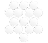 HOMOBABE Acrylic round Discs without Burrs 15pcs with Smooth Surface Acrylic Circle Sheets for Handmade Art Crafts and Painting Projects