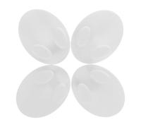 HOMOBABE Adhesive Plug Holder Multi-Function with Strong Adhesive 4 Pcs White Oval Socket Cable Hook Organizer Rack for Home and Kitchen Storage