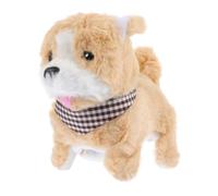 HOMOBABE Adorable Electric Dog Interactive Plush Walking Barking Doll for Educational Plaything for Boys Great for Happy Moments Engaging Design
