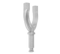 HOMOBABE Aluminum Boat Oar Locks with Precision and Easy Installation, Silver Marine Rowlocks Paddle Holders for Lifeboat and Boat Use, Sturdy Deck Hardware Accessory