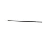 HOMOBABE Aluminum Curtain Pull Rod with Ergonomic Grip Lightweight Drapery Wand for Window Blinds Replacement Black Threaded Handle with Secure Buckle Practical Rod for Indoor Outdoor Use