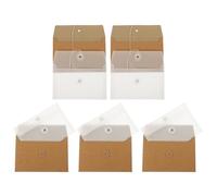 HOMOBABE Assorted Colour Letter Envelopes Made from Tracing Paper and Kraft Paper, Lightweight and Well Made Invitation Cards Envelopes for Party Invitations and Card Making