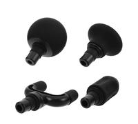 HOMOBABE Athlete Massager Gun Heads Replacement 4Pcs | Small Size 12-13mm Deep Tissue Silicone Attachments for Body Massage, Usable Anywhere for Fitness or Home
