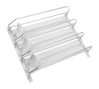 HOMOBABE Automatic Drink Organizer for Fridge with Soda Can Dispenser and Beverage Pusher, Made of Abs and Iron, for Home Refrigerators and Supermarkets to Arrange Drinks in An Orderly